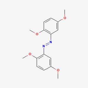 molecular formula C16H18N2O4 B14726265 Bis(2,5-dimethoxyphenyl)diazene CAS No. 6319-28-4