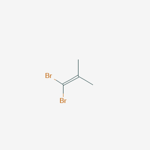 molecular formula C4H6Br2 B14726376 1,1-Dibromo-2-methylprop-1-ene CAS No. 13353-06-5