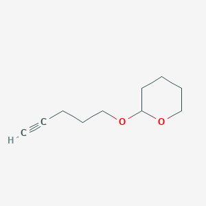 molecular formula C10H16O2 B147264 2-(4-Pentynyloxy)tetrahydro-2H-pyran CAS No. 62992-46-5