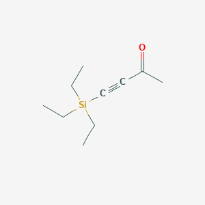 molecular formula C10H18OSi B14726418 3-Butyn-2-one, 4-(triethylsilyl)- CAS No. 13829-55-5