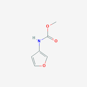 molecular formula C6H7NO3 B14726447 methyl N-(furan-3-yl)carbamate 