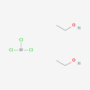 molecular formula C4H12Cl3O2W B14726541 Ethanol--trichlorotungsten (2/1) CAS No. 10382-47-5