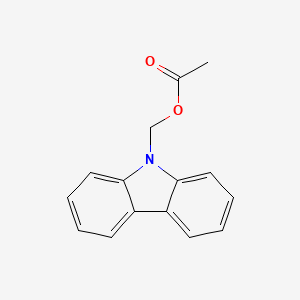 molecular formula C15H13NO2 B14726580 9h-Carbazol-9-ylmethyl acetate CAS No. 6510-71-0