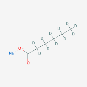 molecular formula C6H11NaO2 B1472659 Sodium hexanoate-D11 CAS No. 340257-58-1