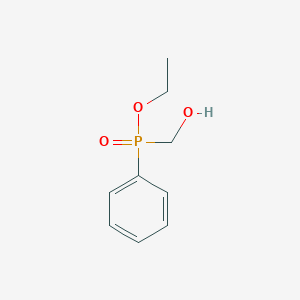 molecular formula C9H13O3P B14726727 Ethyl (hydroxymethyl)phenylphosphinate CAS No. 5856-97-3