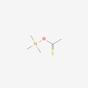 molecular formula C5H12OSSi B14726759 O-(Trimethylsilyl) ethanethioate CAS No. 13247-83-1