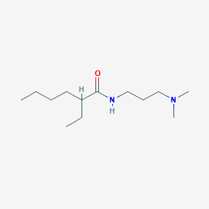 molecular formula C13H28N2O B14726866 n-[3-(Dimethylamino)propyl]-2-ethylhexanamide CAS No. 6325-18-4