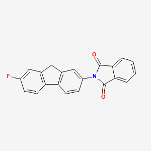 molecular formula C21H12FNO2 B14726868 2-(7-Fluoro-9h-fluoren-2-yl)-1h-isoindole-1,3(2h)-dione CAS No. 6638-58-0
