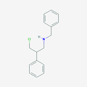 molecular formula C16H18ClN B14726883 n-Benzyl-3-chloro-2-phenylpropan-1-amine CAS No. 6309-91-7
