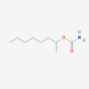 molecular formula C9H19NO2 B14726925 Octan-2-yl carbamate CAS No. 6319-48-8