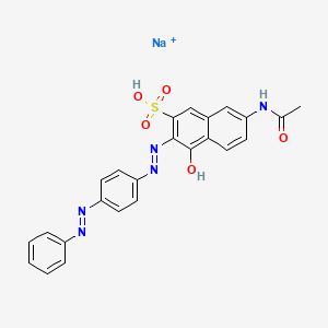 molecular formula C24H19N5NaO5S+ B14726951 Benzo Fast Bordeaux 6BL CAS No. 5873-17-6