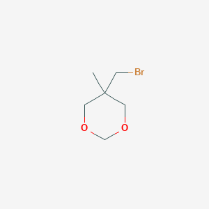 molecular formula C6H11BrO2 B14726963 5-(Bromomethyl)-5-methyl-1,3-dioxane CAS No. 5695-65-8