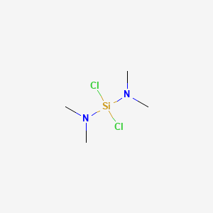 molecular formula C4H12Cl2N2Si B14727030 Silanediamine, 1,1-dichloro-N,N,N',N'-tetramethyl- CAS No. 13328-30-8