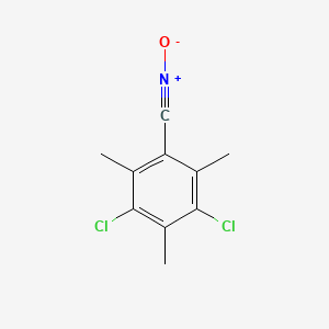molecular formula C10H9Cl2NO B14727042 Benzonitrile, 3,5-dichloro-2,4,6-trimethyl-, N-oxide CAS No. 13456-86-5