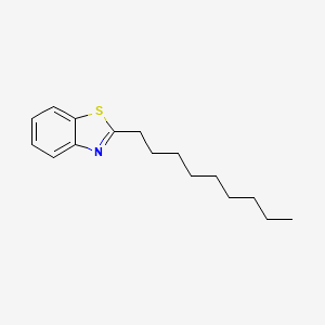 molecular formula C16H23NS B14727068 2-Nonyl-1,3-benzothiazole CAS No. 6340-30-3