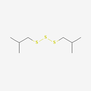 molecular formula C8H18S3 B14727108 Trisulfide, bis(2-methylpropyl) CAS No. 5943-60-2