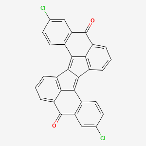 molecular formula C30H12Cl2O2 B14727145 Aceanthryleno[2,1-a]aceanthrylene-5,13-dione, 3,11-dichloro- CAS No. 6424-51-7