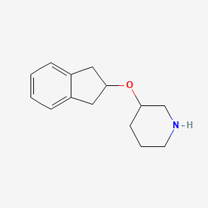 3-((2,3-dihydro-1H-inden-2-yl)oxy)piperidine