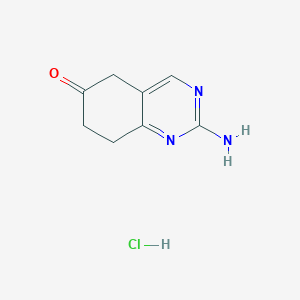 2-amino-7,8-dihydroquinazolin-6(5H)-one hydrochloride