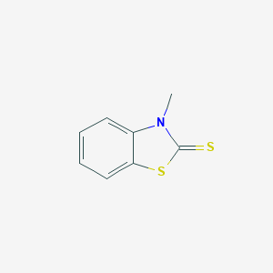 molecular formula C8H7NS2 B147272 2(3H)-Benzothiazolethione, 3-methyl- CAS No. 2254-94-6