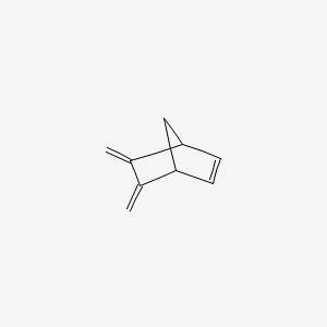 molecular formula C9H10 B14727238 Bicyclo(2.2.1)hept-2-ene, 5,6-bis(methylene)- CAS No. 5628-77-3