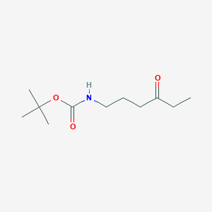 tert-butyl N-(4-oxohexyl)carbamate