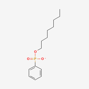 molecular formula C14H22O3P- B14727291 Octyl phenylphosphonate CAS No. 13244-67-2