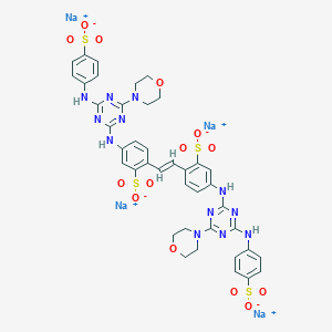 molecular formula C₄₀H₃₆N₁₂Na₄O₁₄S₄ B147273 Fluorescent Brightener 210 CAS No. 28950-61-0
