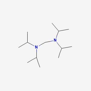 molecular formula C13H30N2 B14727308 N,N,N',N'-tetra(propan-2-yl)methanediamine CAS No. 6400-26-6