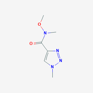 N-methoxy-N,1-dimethyl-1H-1,2,3-triazole-4-carboxamide