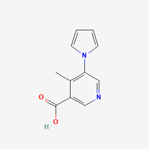 4-methyl-5-(1H-pyrrol-1-yl)nicotinic acid