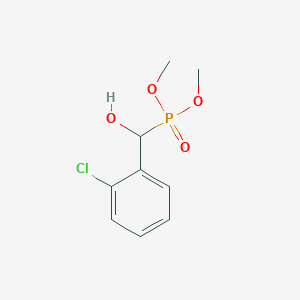 molecular formula C9H12ClO4P B14727362 (2-Chlorophenyl)-dimethoxyphosphorylmethanol CAS No. 6329-47-1