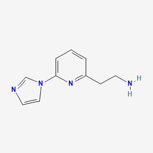 2-(6-(1H-imidazol-1-yl)pyridin-2-yl)ethan-1-amine
