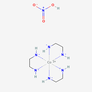 molecular formula C6H19CoN7O3-3 B14727425 Tris(ethylenediamine)cobalt(III) nitrat& CAS No. 6865-68-5
