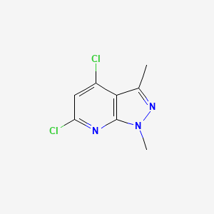 4,6-dichloro-1,3-dimethyl-1H-pyrazolo[3,4-b]pyridine
