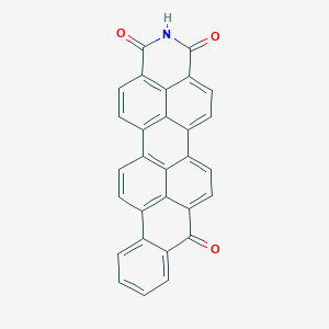 molecular formula C29H13NO3 B14727504 Benzo[13,14]pentapheno[3,4,5-def]isoquinoline-1,3,8(2H)-trione CAS No. 5732-29-6