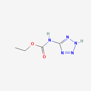 molecular formula C4H7N5O2 B14727606 ethyl N-(2H-tetrazol-5-yl)carbamate CAS No. 5326-16-9