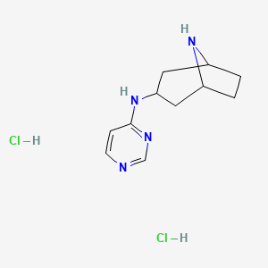 N-(pyrimidin-4-yl)-8-azabicyclo[3.2.1]octan-3-amine dihydrochloride