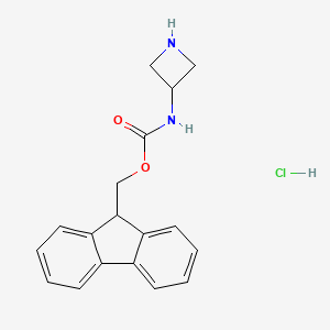 (9H-fluoren-9-yl)methyl azetidin-3-ylcarbamate hydrochloride