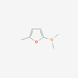molecular formula C7H11OSi B14727758 Dimethyl (5-methyl-2-furyl)silane 