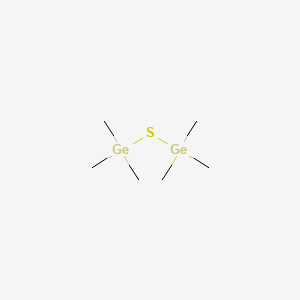 molecular formula C6H18Ge2S B14727771 Digermathiane, hexamethyl- CAS No. 6199-00-4