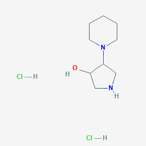 4-(1-Piperidinyl)-3-pyrrolidinol dihydrochloride
