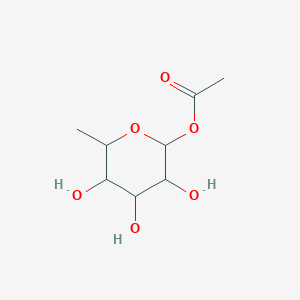 molecular formula C8H14O6 B14727793 1-o-Acetyl-6-deoxyhexopyranose CAS No. 6340-53-0