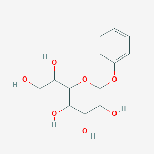 molecular formula C13H18O7 B14727801 Phenyl heptopyranoside CAS No. 5329-55-5