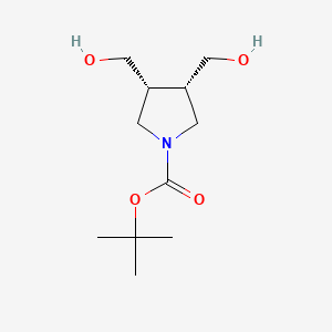 Tert-butyl cis-3,4-bis(hydroxymethyl)pyrrolidine-1-carboxylate