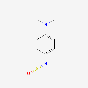 molecular formula C8H10N2OS B14727831 N,N-Dimethyl-4-[(oxo-lambda~4~-sulfanylidene)amino]aniline CAS No. 13066-26-7