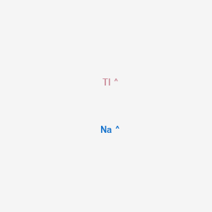 molecular formula NaTl B14727859 Sodium;thallium 