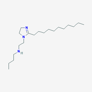 molecular formula C20H41N3 B14727895 n-[2-(2-Undecyl-4,5-dihydro-1h-imidazol-1-yl)ethyl]butan-1-amine CAS No. 5342-64-3