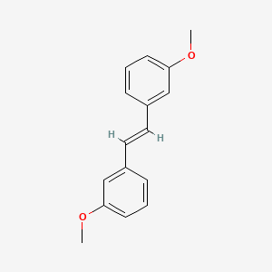 molecular formula C16H16O2 B14727900 Zbfpzumlgzjsnn-mdzdmxlpsa- CAS No. 6325-63-9