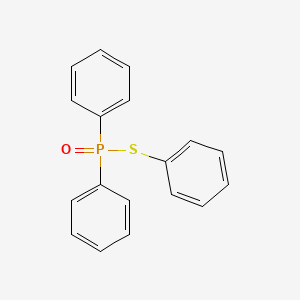 molecular formula C18H15OPS B14727933 S-Phenyl diphenylphosphinothioate CAS No. 5510-78-1